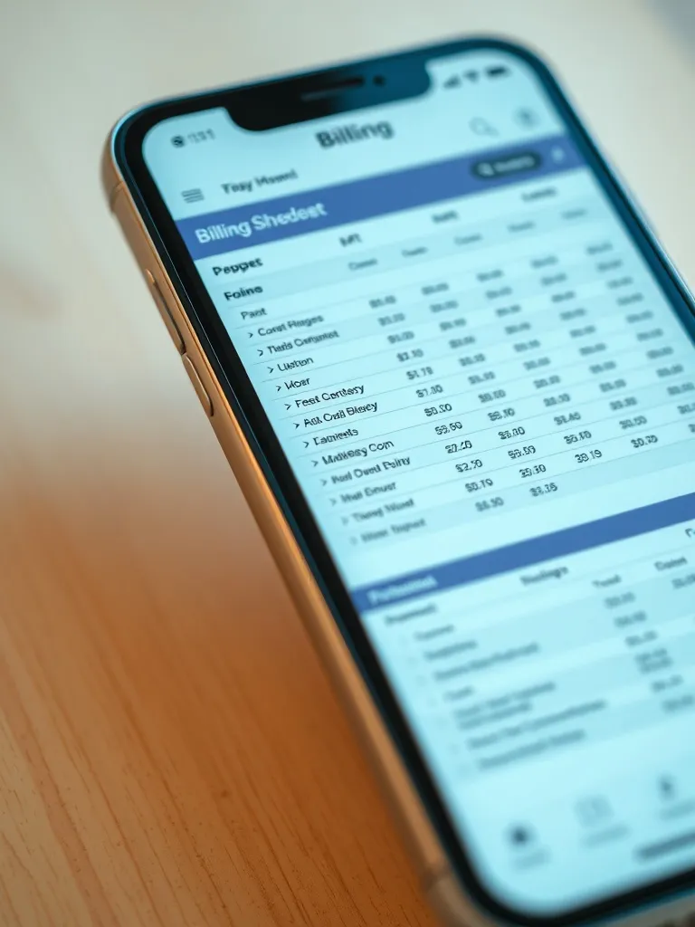 A high-quality close-up of a modern smartphone showing a com